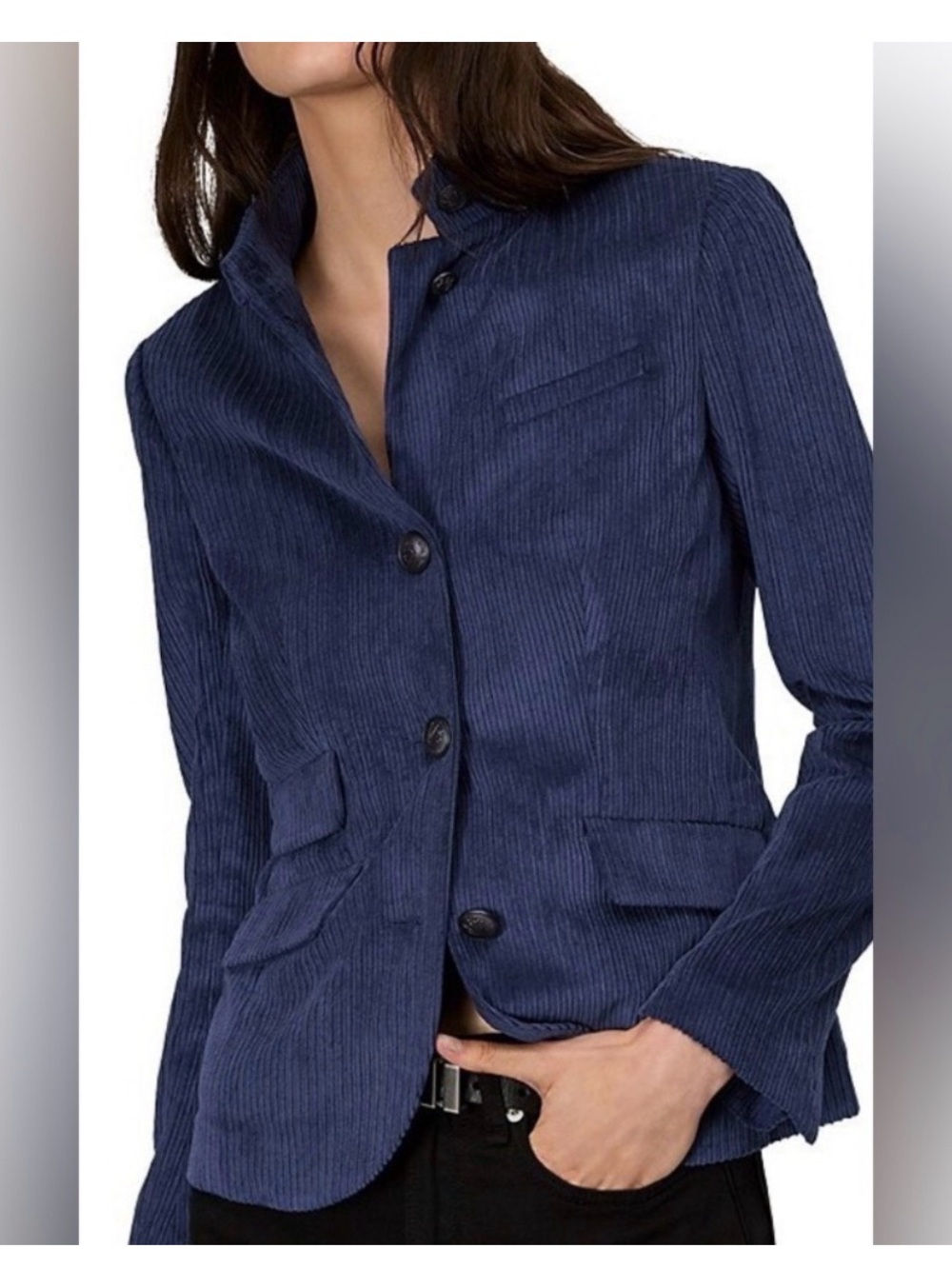 rag & bone Royal Blue Corduroy Blazer